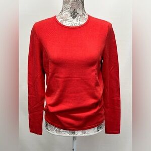 BELFORD  Rich Red crew neck sweater‎ size M.